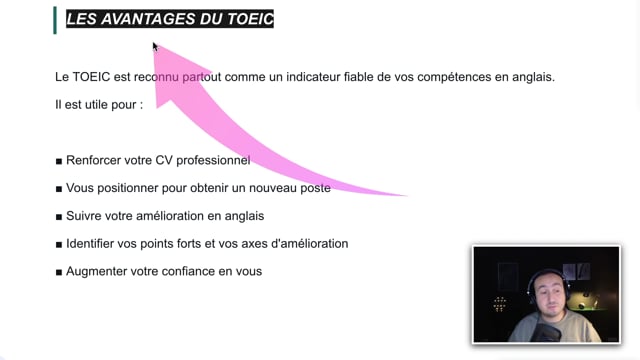 vous fournir une formation TOEIC pour Bien préparer l'examen
