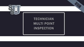 208 Technician Multi-Point Inspection