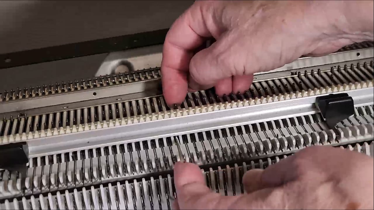 Replace Needles (DM80) Machine Knitting Tutorial