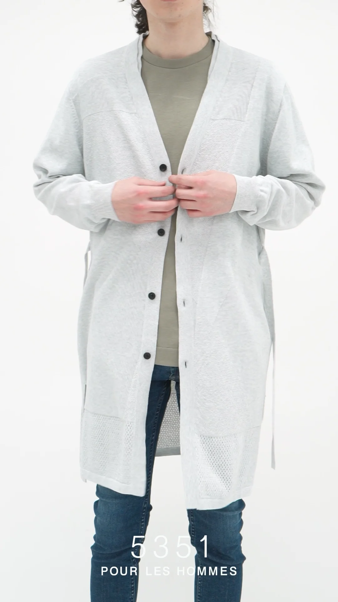 綿ニット ロング カーディガン|OUTLET (MEN'S) / アウトレット 綿ニット ロング カーディガン|OUTLET (MEN'S) / アウトレット