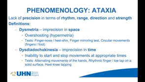 11. Ataxia