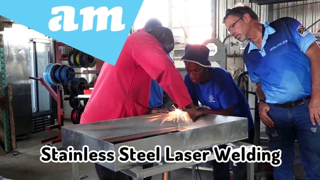 Stainless Steel Laser Welding by 2000W LaserMaster Dedicated AccuWeld, Settings Included