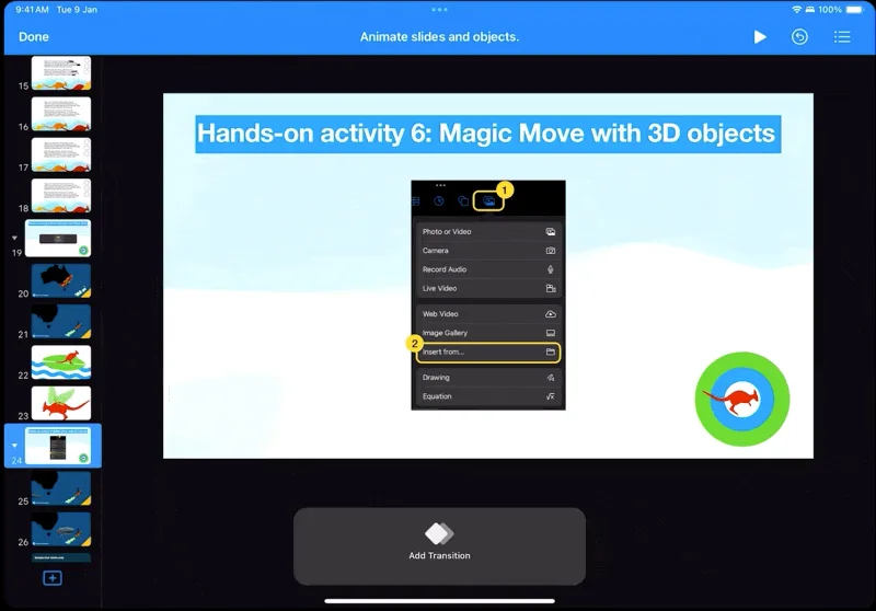 Activity 6: Magic Move with 3D objects on Vimeo