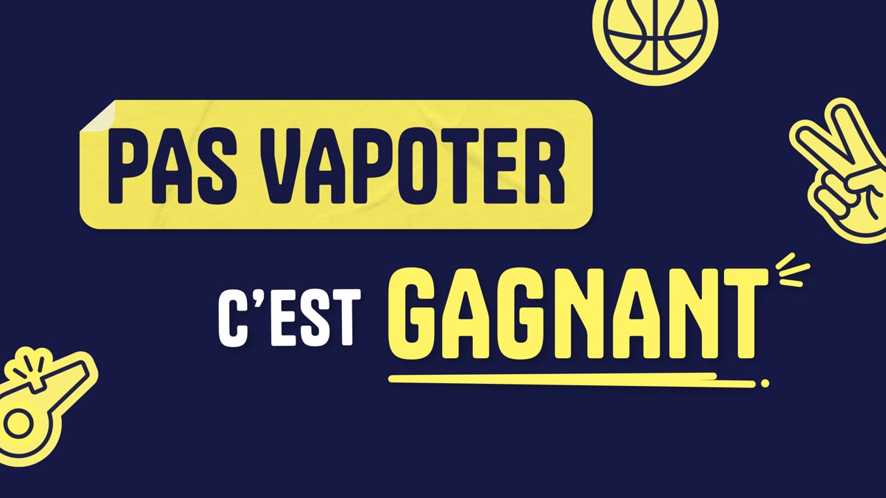 Pas vapoter, c'est gagnant