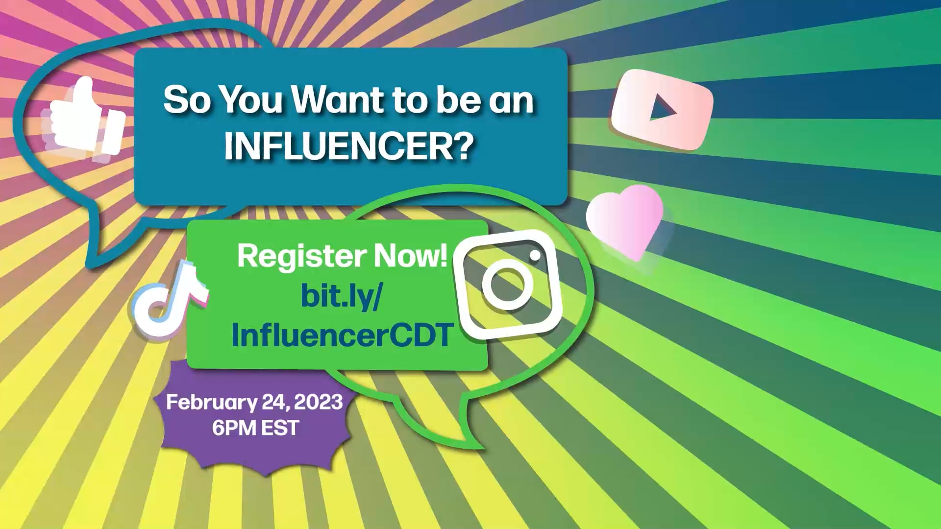 Connecticut Deaf Theatre "So You Want to be an Influencer" Workshop