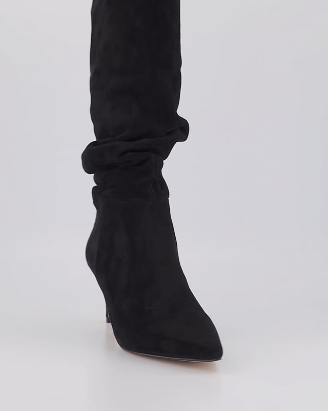 Shoe Connection Jape Black Suede