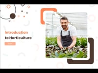 Module 01: Introduction to Horticulture