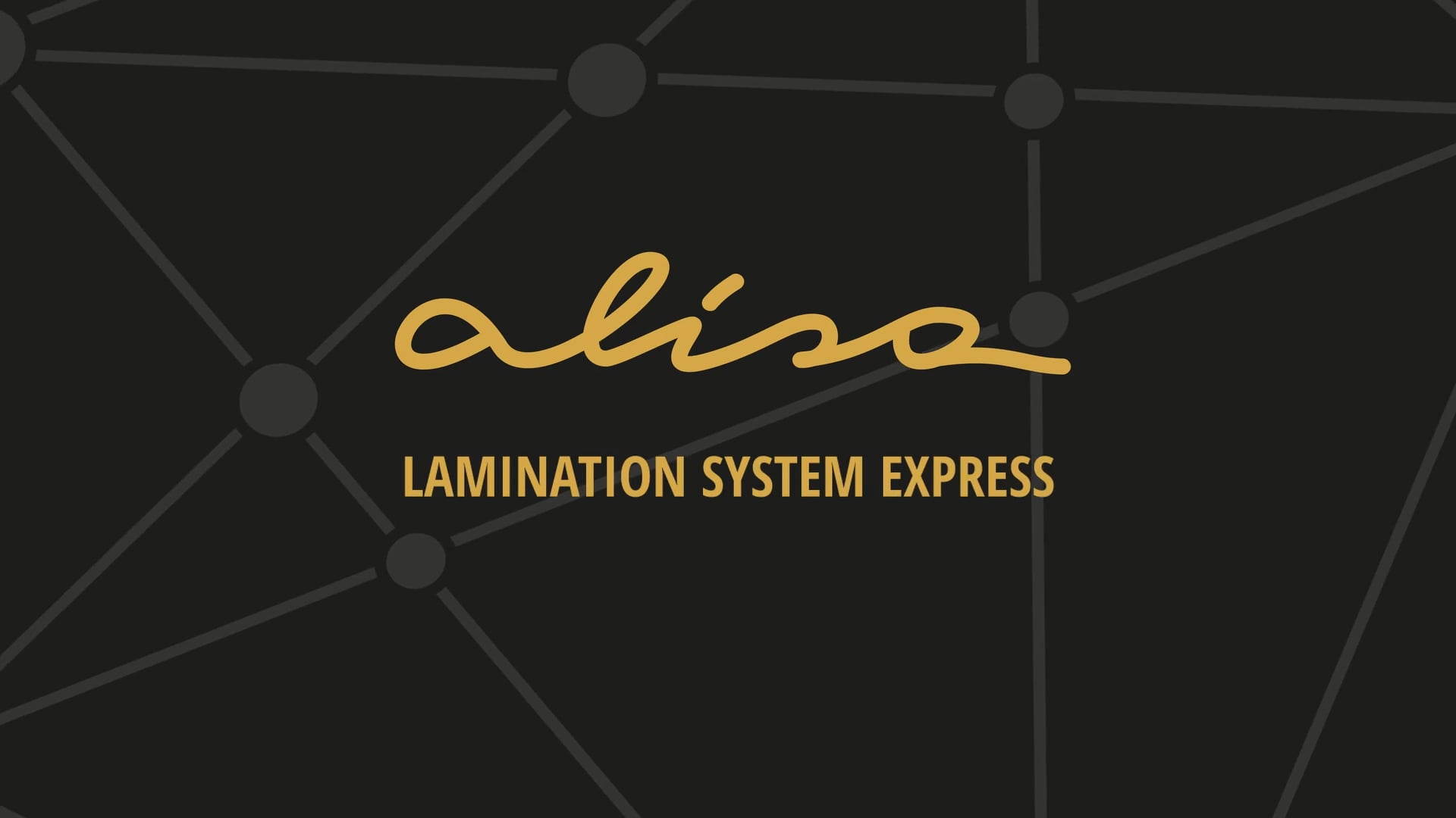 Tutorial Alisa Lamination System Express