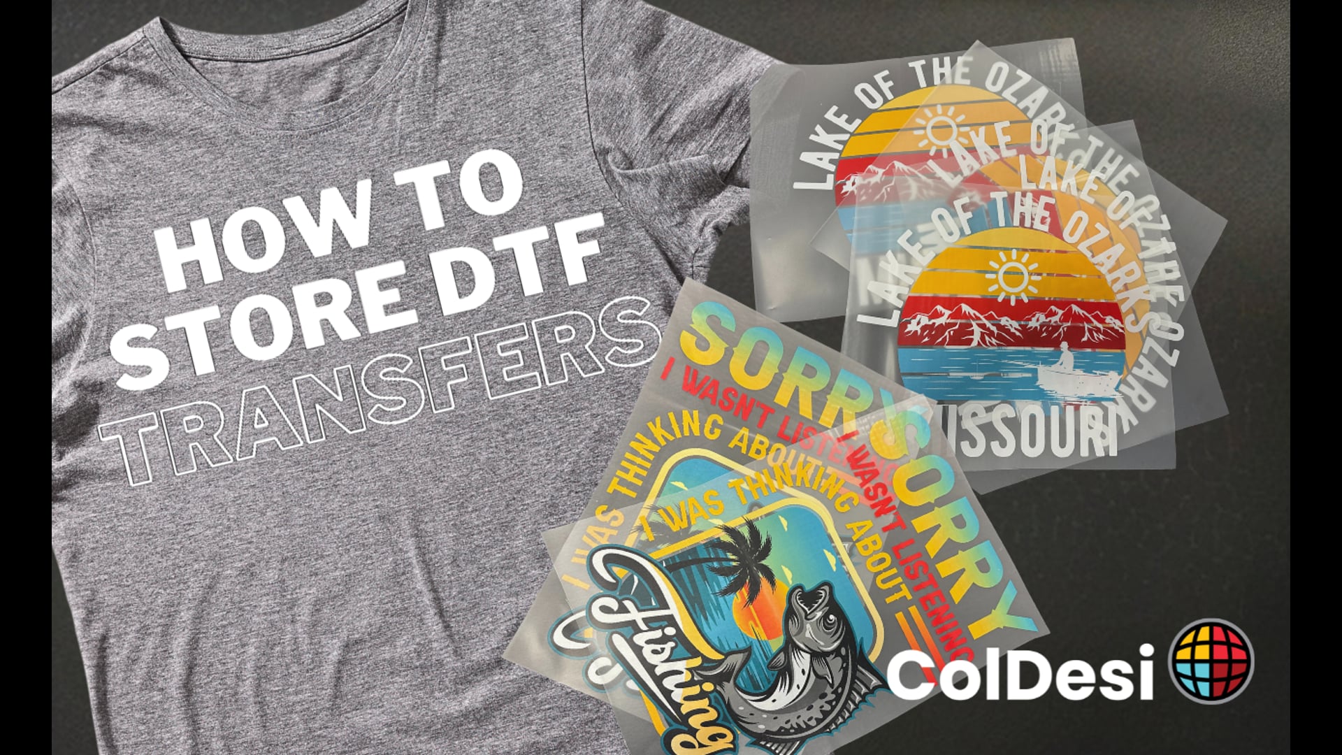 How to Store DTF Transfers | ColDesi DTF