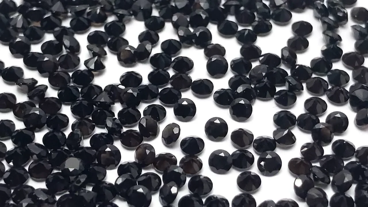 動画】宝石質スモーキークォーツAAA ルース ラウンドファセットカット3