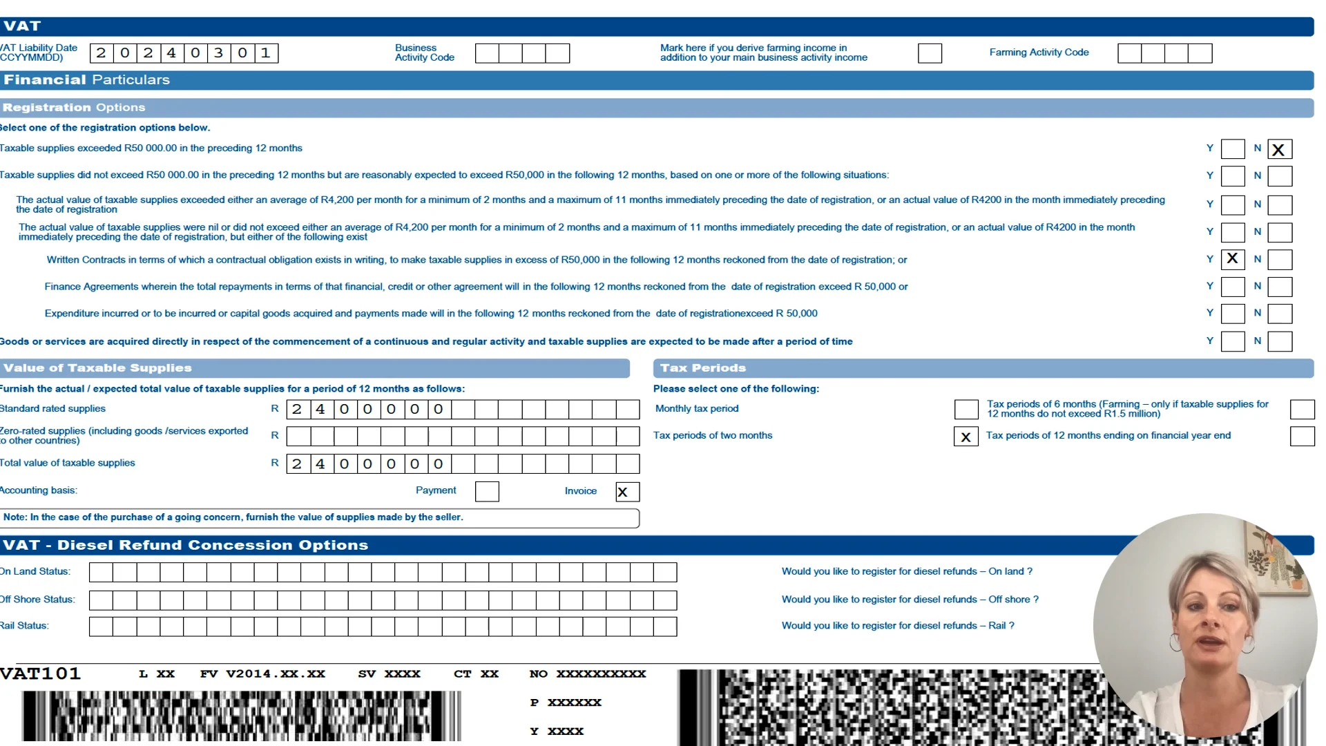 VAT Registration work through example on Vimeo