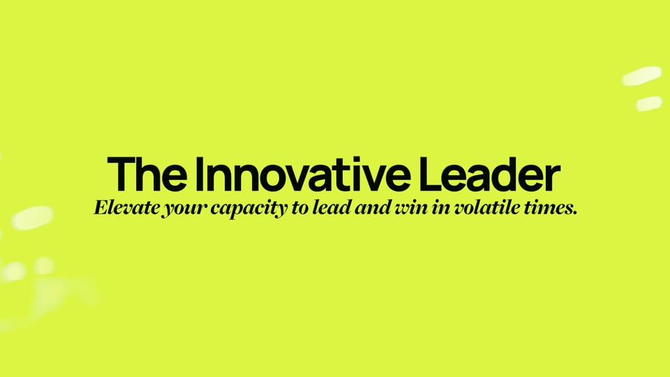 Josh Linkner - Innovative Leader video thumbnail