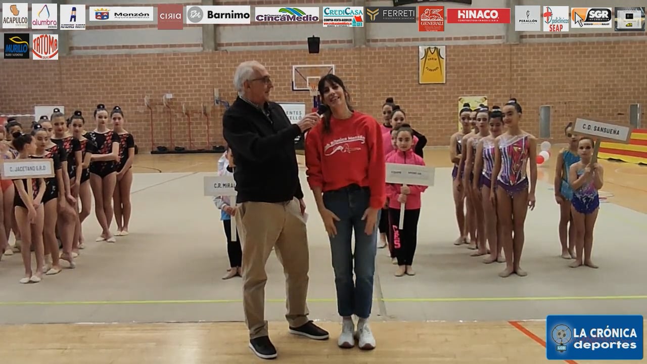 ÉXITO DE ORGANIZACIÓN  Y  PARTICIPACIÓN EN  LA  29 EDICIÓN  DEL TORNEO DE GIMNASIA RÍTMICA CIUDAD DE  MONZÓN  UNA DE LAS MEJORES DEPORTISTAS ESPAÑOLAS , LA EX-GIMNASTA , ALMUDENA  CID ESTUVO PRESENTE DURANTE TODA LA  COMPETICIÓN