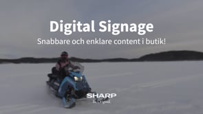 Sharp Digital Signage - video