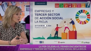 Entrevista a Maite Seoane en 7 TV La Rioja - I Encuentro y Entidades del Tercer Sector de Accin Social