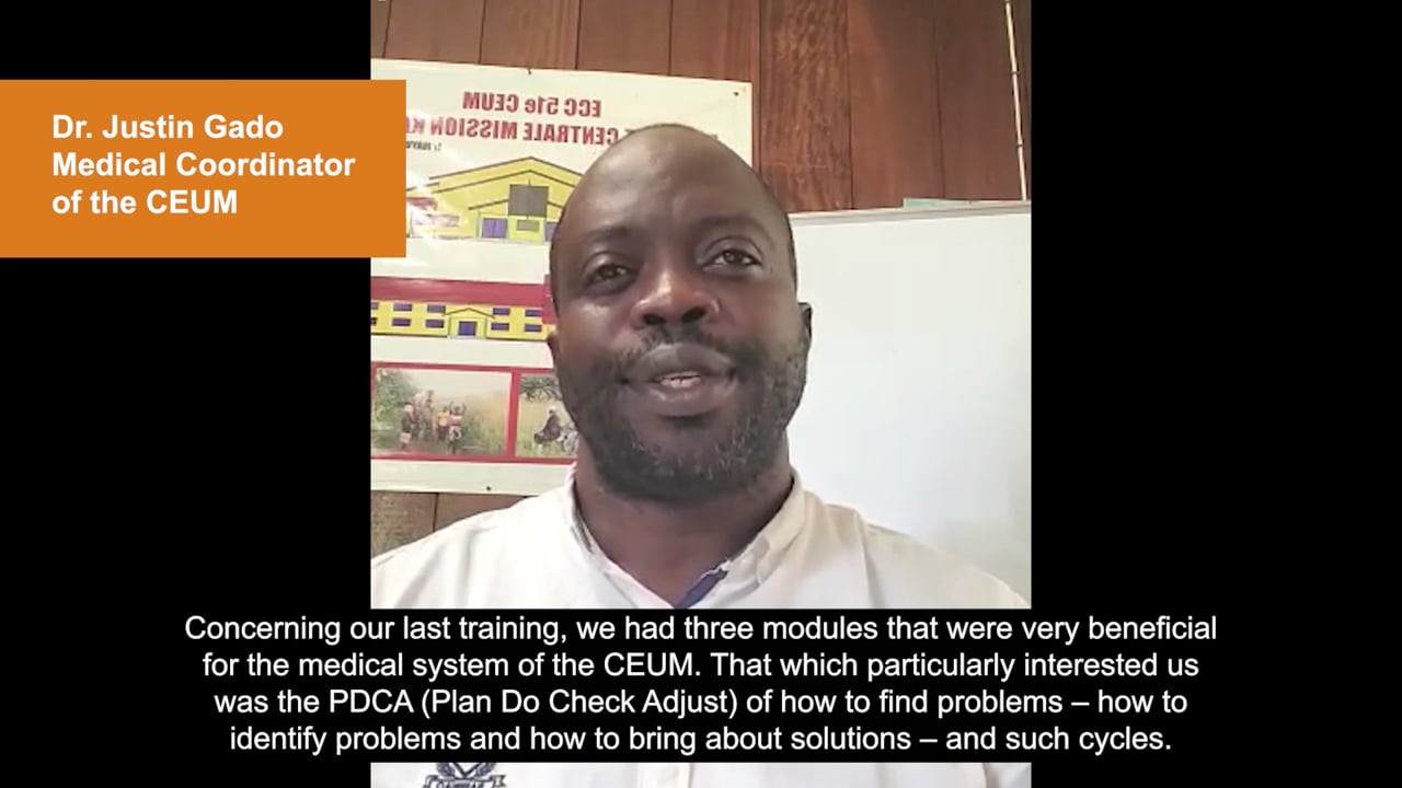 Meet Our Medical Colleagues in DR Congo: Dr. Justin Gado,