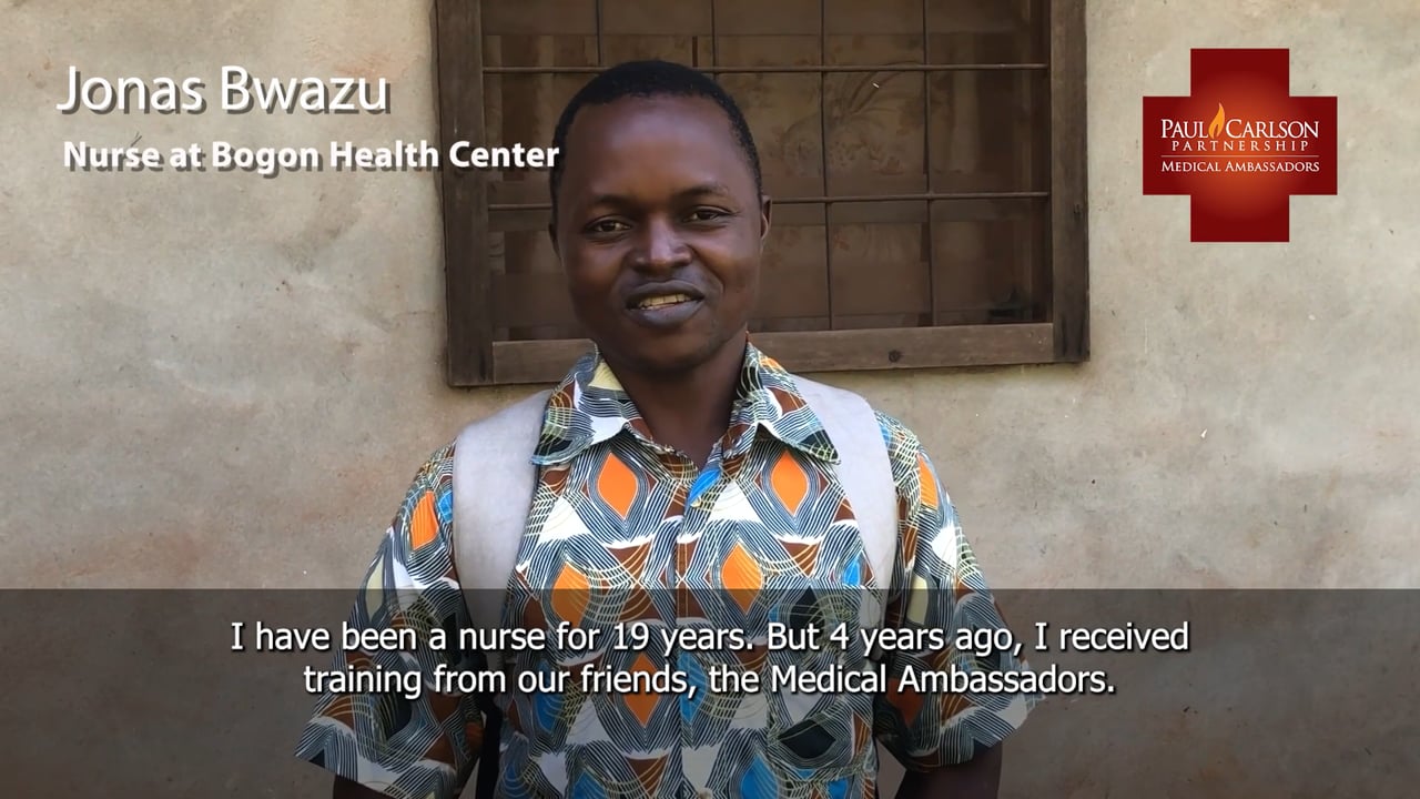 Meet Jonas Bwazu, Bogon Health Center Nurse