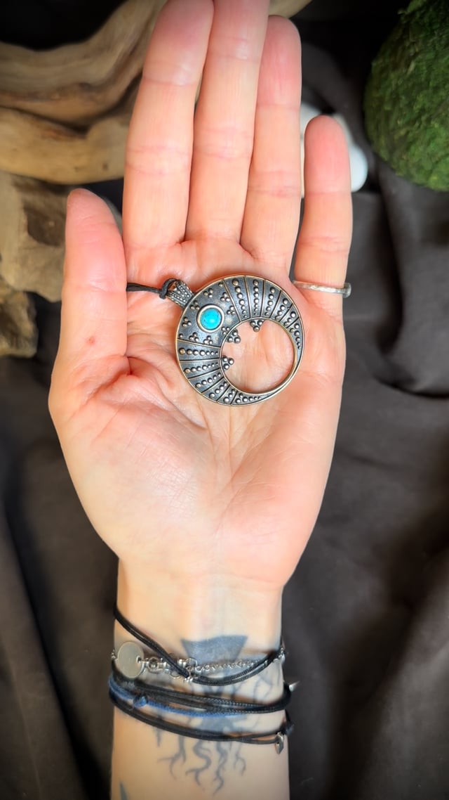 Амулет Лунница бронза 4,5см