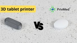 3D Tablet Printer vs PrivMed®: Which makes the better swallowable tablet?