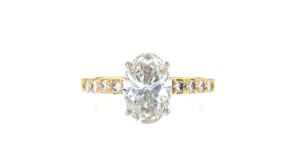 2.30 ct. t.w. Lab-Grown Diamond Ring in 14kt Yellow Gold