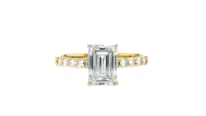 2.30 Carat Lab-Grown Diamond Ring in 14kt Yellow Gold