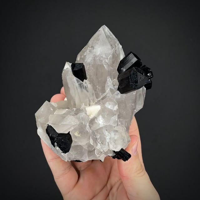 Schorl with Quartz