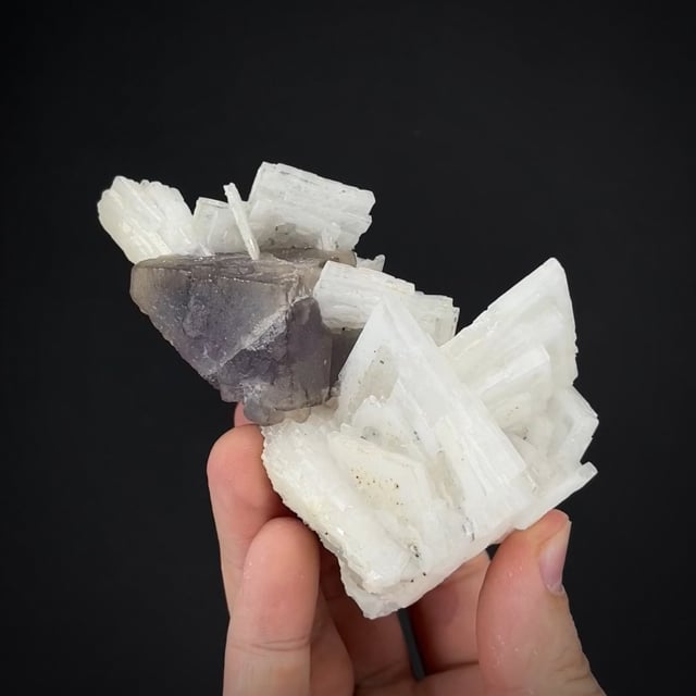 Baryte with Fluorite