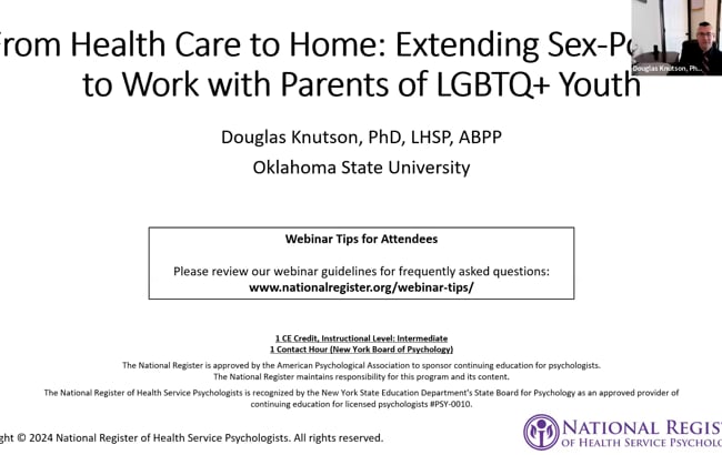 Extending Sex-Positivity to Work With Parents of LGBTQ+ Youth (Archived) featured image