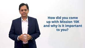 How did you come up with Mission10k and why is it important to you?