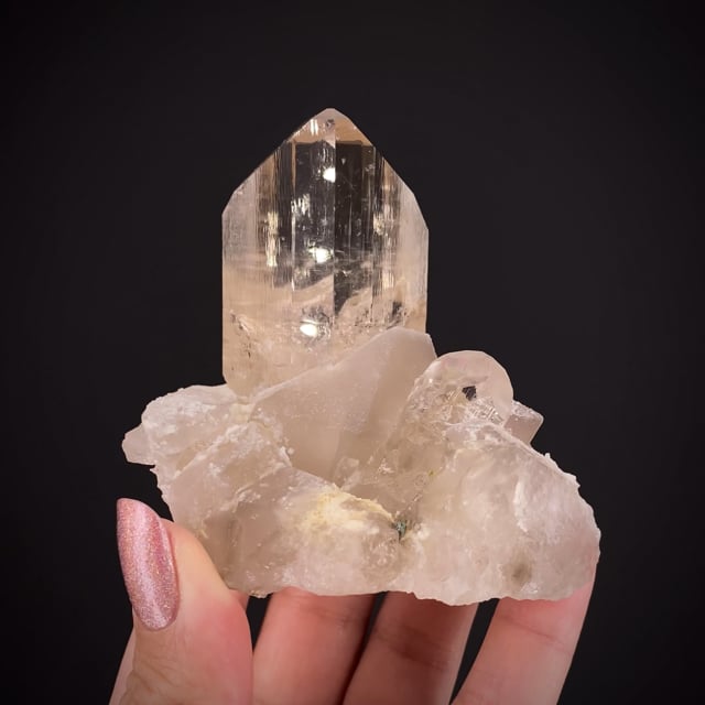 Topaz on Quartz