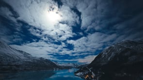 Moonlight over Holandsfjorden