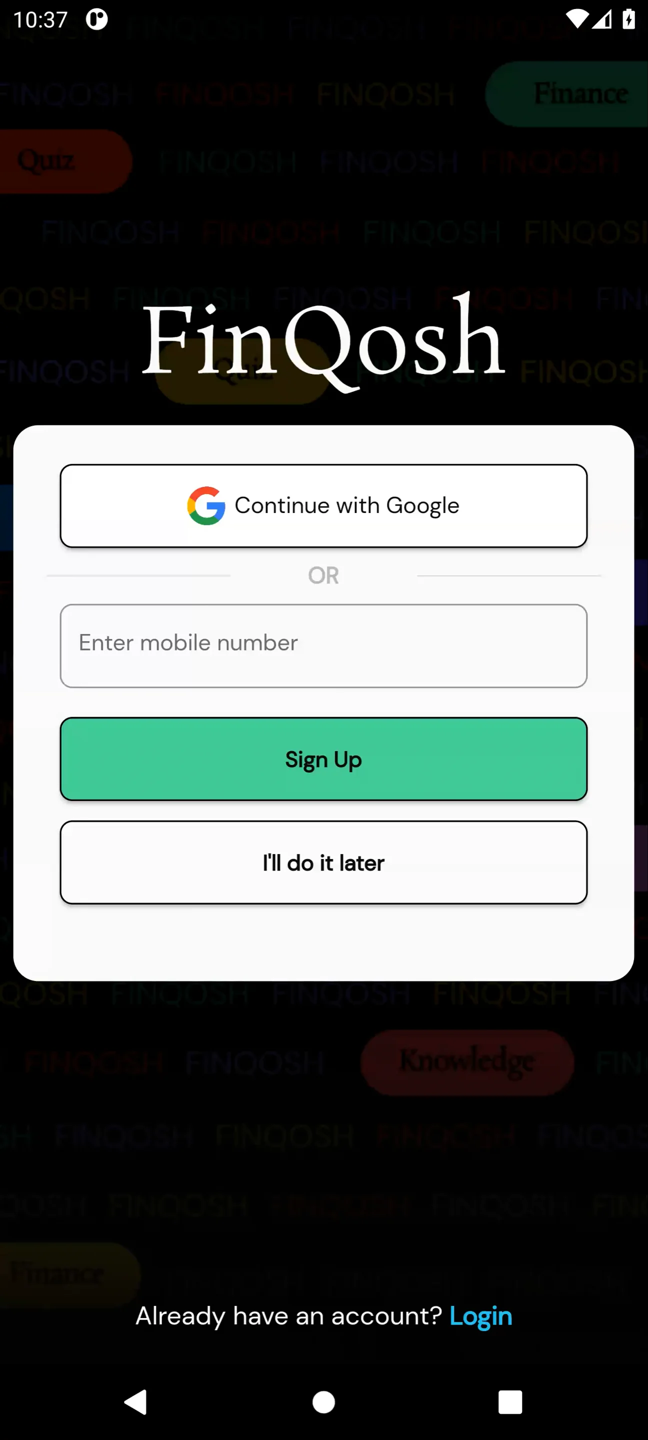 Mobile testing on Vimeo