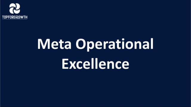 Stefano Uffreduzzi presenta Meta Operational Excellence