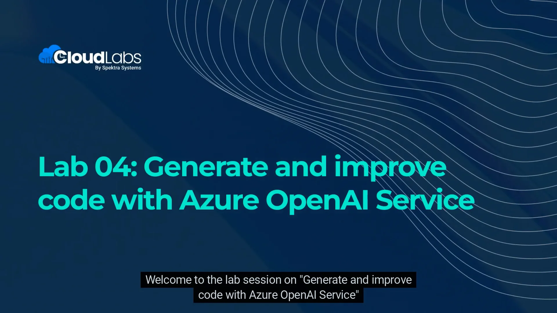 Lab 04_Generate and improve code with Azure OpenAI Service on Vimeo