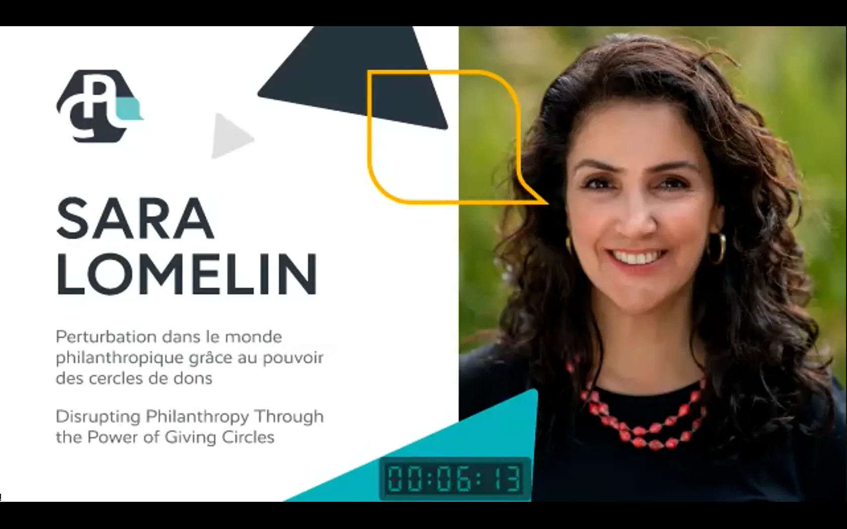 CPL Sara Lomelin - Your Invitation to Disrupt Philanthropy on Vimeo