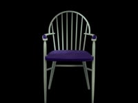 Windsor Style Side Chair Dust green Ver, 2024