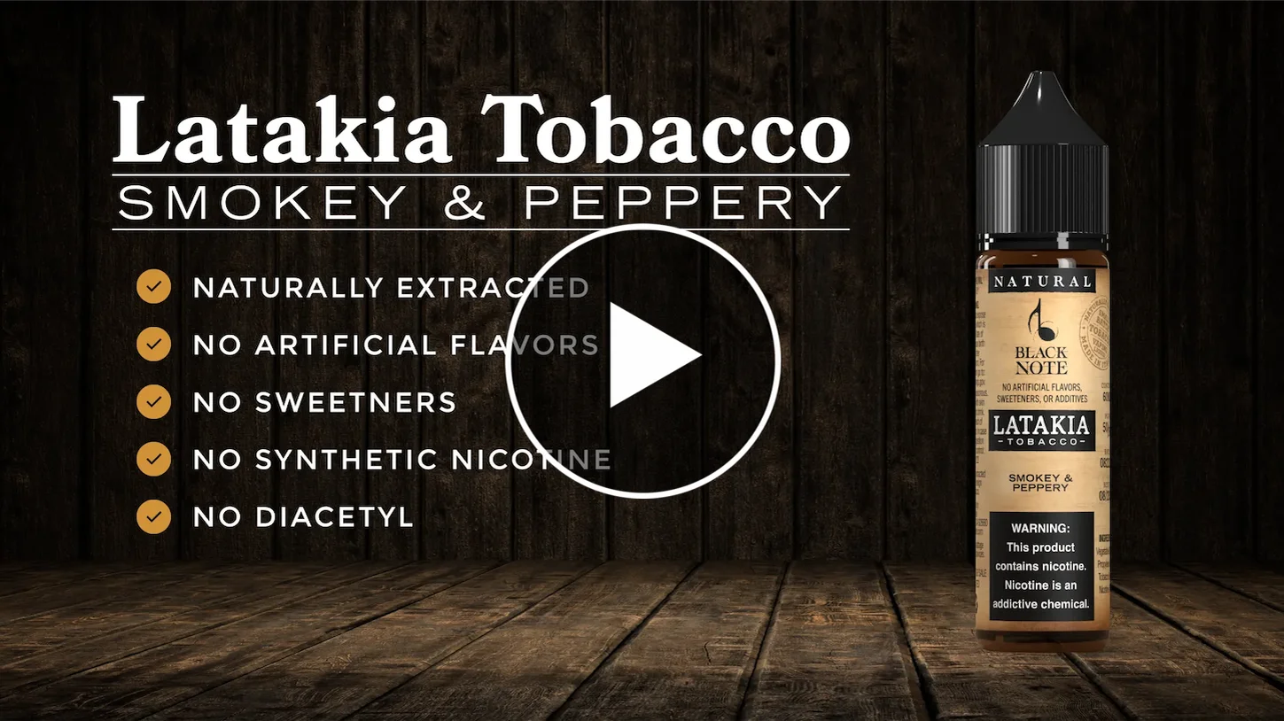 Black Note Latakia Tobacco Video 2024