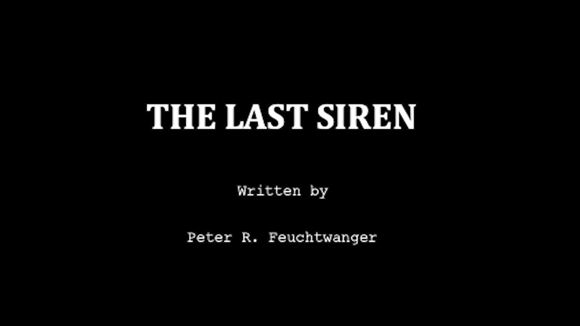 The Last Siren - Zoom Table Read