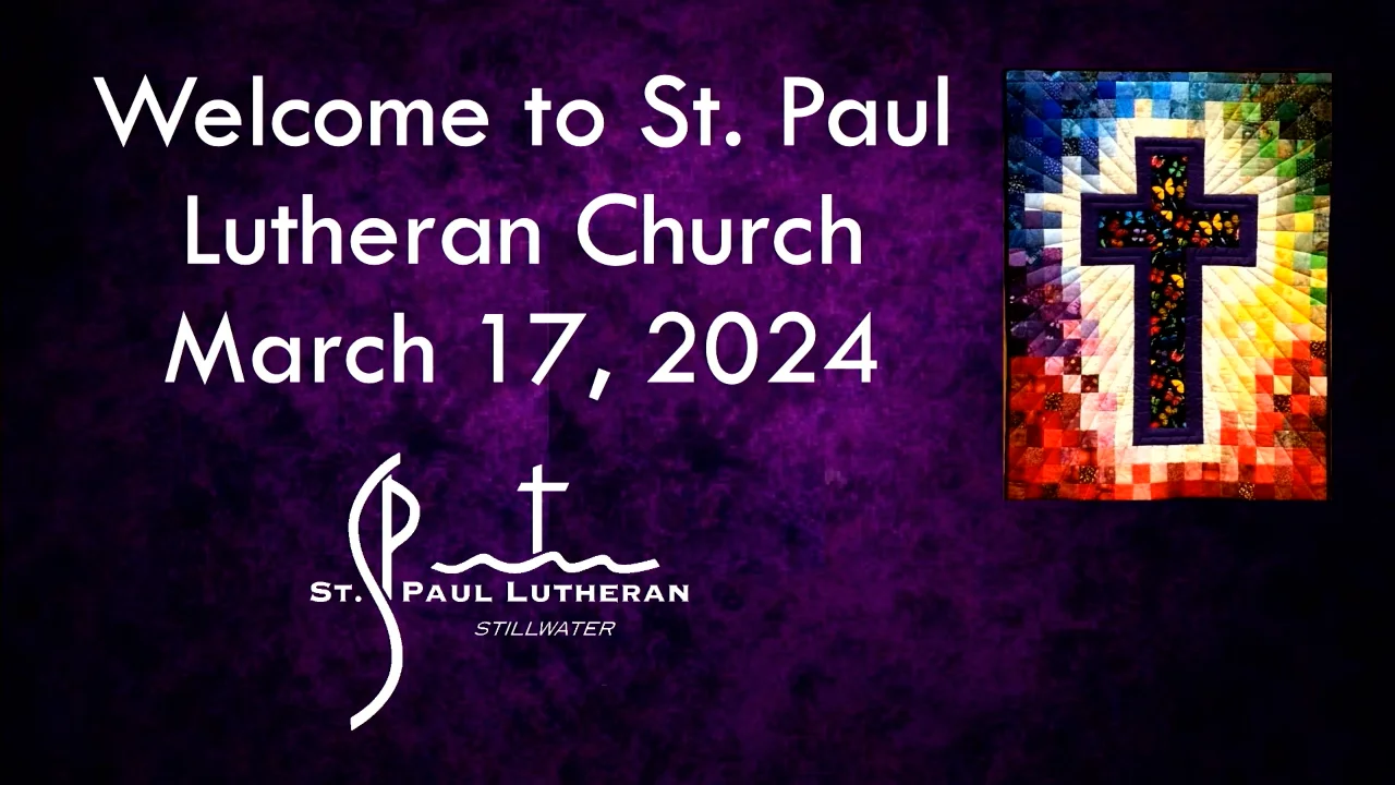St. Paul Lutheran Church Sunday Service on Vimeo