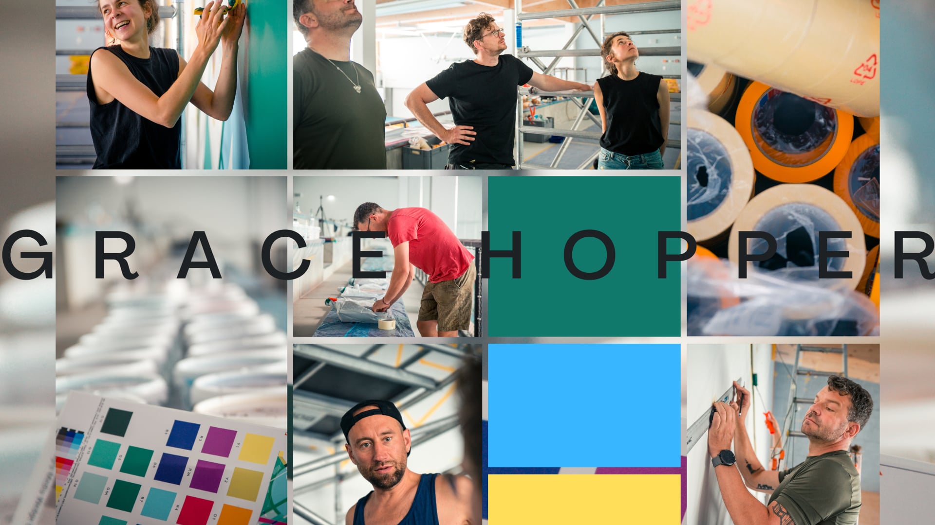 Klebebande Grace Hopper Berlin