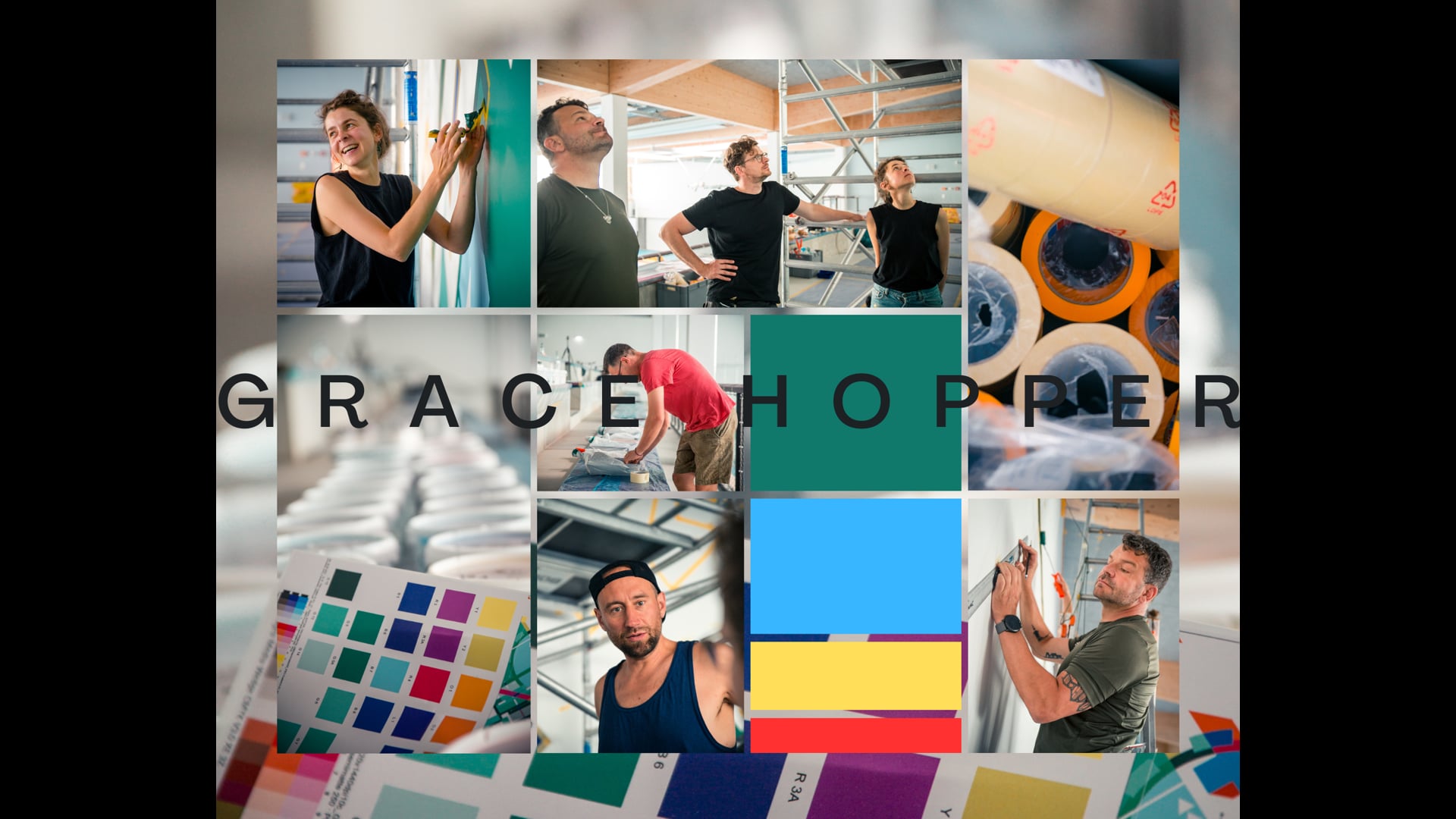 Klebebande Grace Hopper Berlin