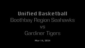 United Basketball BRHS Seahawks vs Gardiner Tigers
