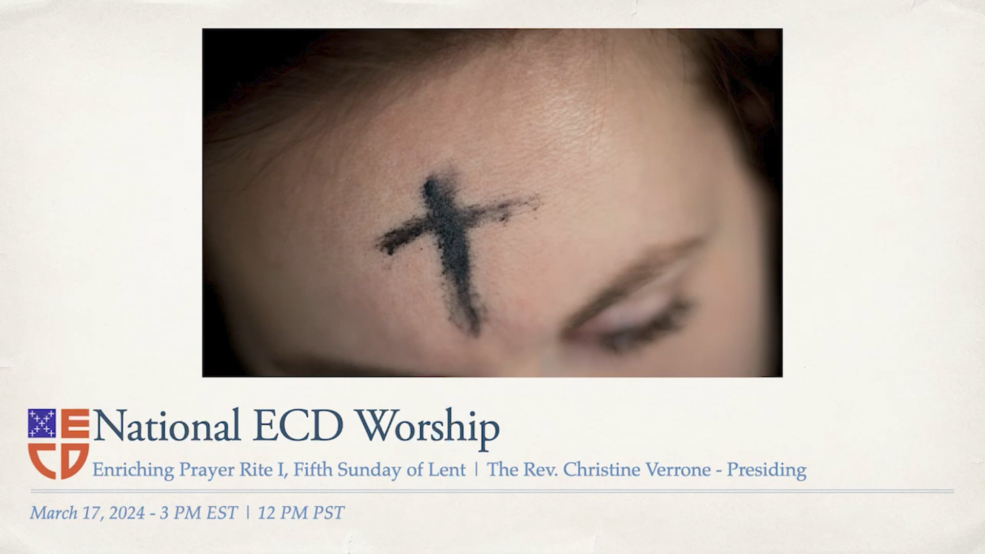 National ECD Worship March 17 2024