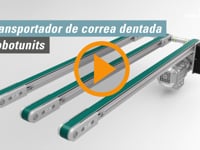 Transportador de correa dentada