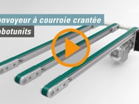 Convoyeur à courroie crantée