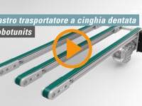 Nastro trasportatore a cinghia dentata