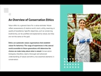 Fundamentals of Conservation