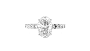 2.30 ct. t.w. Lab-Grown Diamond Ring in 14kt White Gold