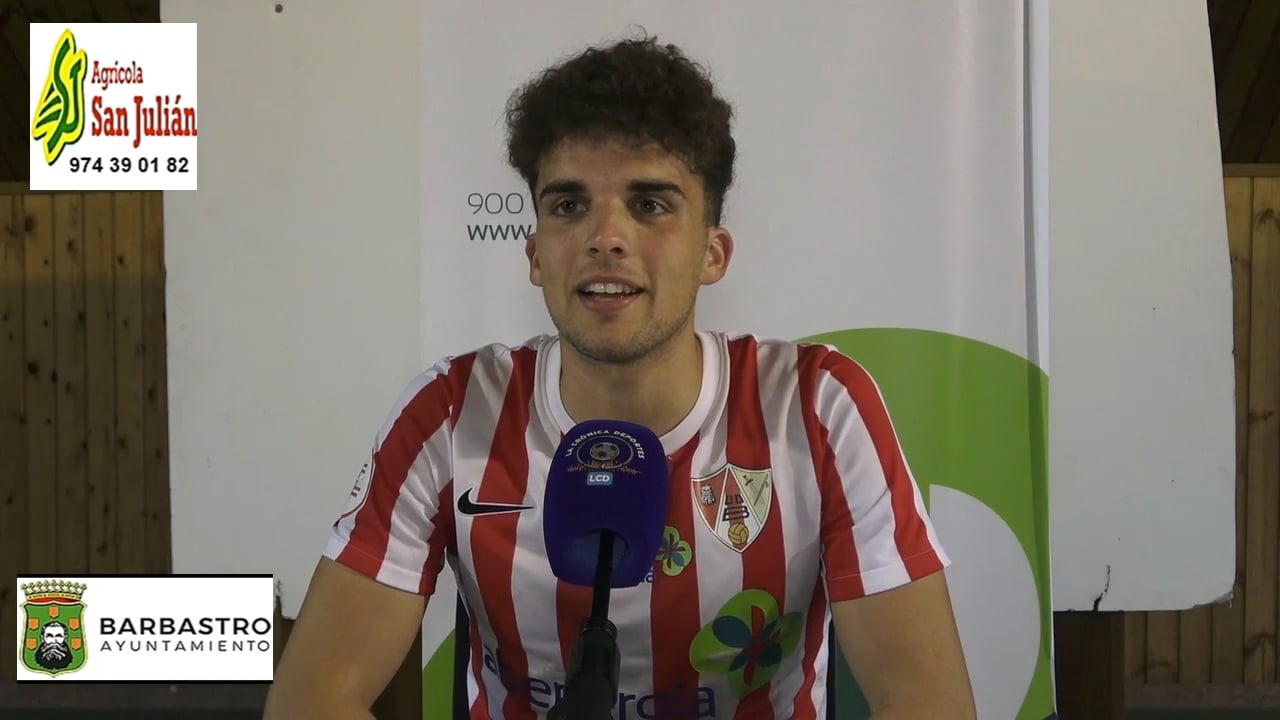 MARC PRAT (Jugador Barbastro) UD Barbastro 1-1 AD San Juan / Jor. 27 - Segunda Rfef / Gr 2