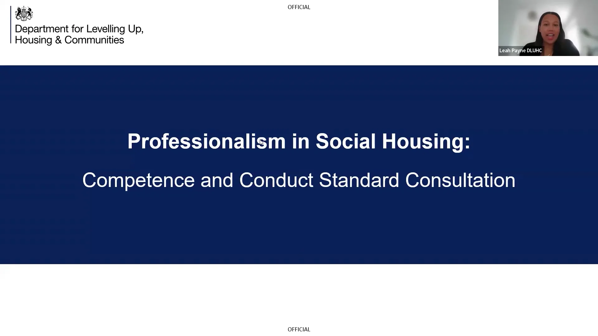 Have your say - competence and conduct of social housing staff DLUHC on ...